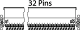 One27 32针弯头排针