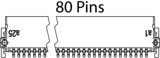 One27 80针弯头插针排