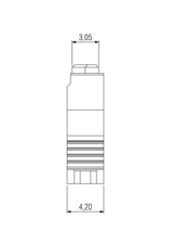 One27 IDC 68针排针的尺寸
