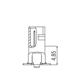 尺寸 One27 直型接线排 H4.85 20 针