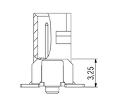 尺寸:One27 直型插针排 H3.25 12针